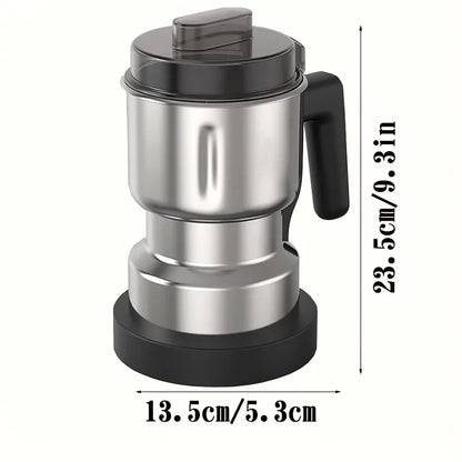 Coffee Grinder, Coffee Mill, Electric Stainless Steel Grinder, Dry Bean Grinder, Multifunctional Home Grinder, Grain Powder Grinder, Spice Grinder, 500ML/0.47 Quart Large Capacity
