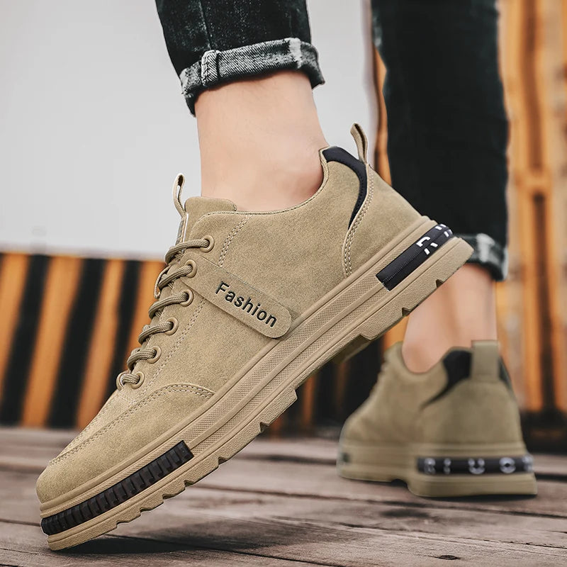 Men's Work Shoes 2026 New Short Boots Outdoor Casual Sports Shoes Hiking Men's Shoes