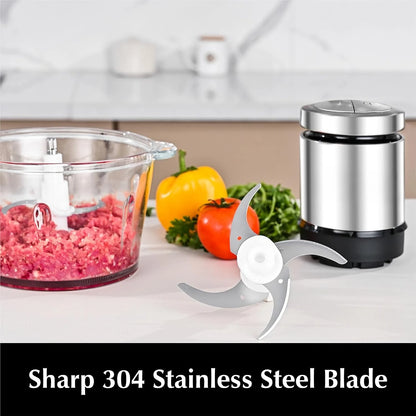 Food Processor Premium 8 Cup 8 Cup 2 Bowls 8 Cup+8 Cup Baby Food Bi-Level Blades All Season Classic