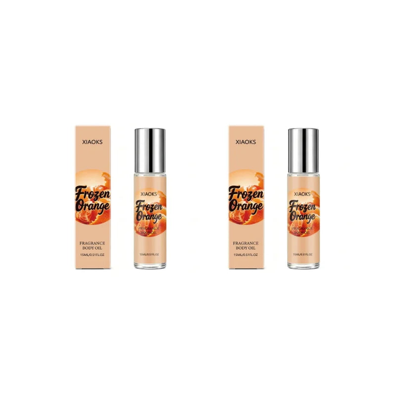 Women's Orange-Scented Roll-On Perfume, Elegant Citrus Fragrance, Light and Natural Scent, Unique and Refreshing, Increases Attraction from the Opposite Sex. Selected Perfume Ingredients, Alcohol-Free, Mild and Non-Irritating.