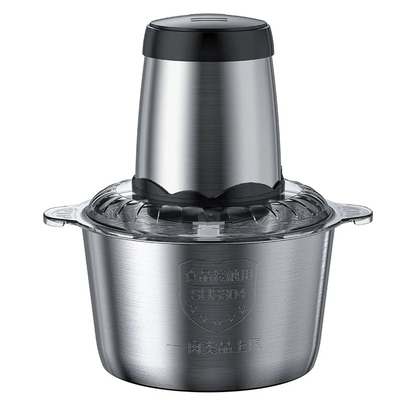 2L Electric Meat Grinders 304 Stainless Steel Food Crusher Multifunctional Vegetable Slicer Chopper Mincer Baby Food Processor