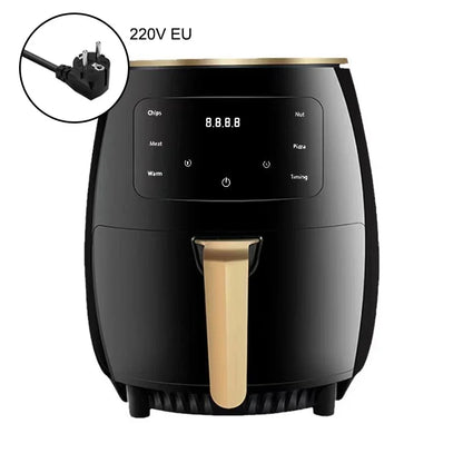 6L Air Fryer Multi-functional Intelligent Touch Screen Oven Large Capacity Electro Mechanical  Deep Fryer for Home  Airfryer