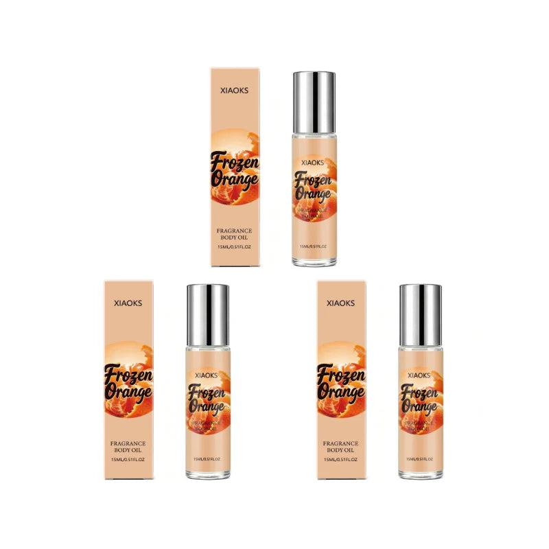 Women's Orange-Scented Roll-On Perfume, Elegant Citrus Fragrance, Light and Natural Scent, Unique and Refreshing, Increases Attraction from the Opposite Sex. Selected Perfume Ingredients, Alcohol-Free, Mild and Non-Irritating.