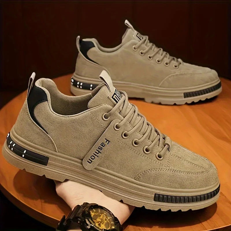 Men's Work Shoes 2026 New Short Boots Outdoor Casual Sports Shoes Hiking Men's Shoes