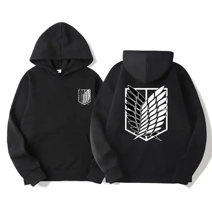 Attack on Titan Hooded Sweatshirts Sweaters Shingeki No Kyojin Clothing Sweaters Boys' Jackets for Boys and Girls