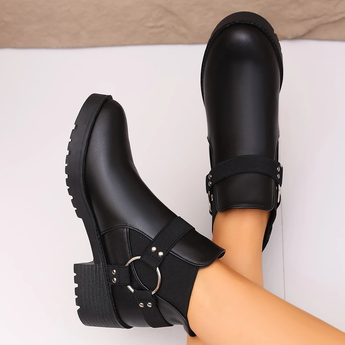 Fashion New Elegant Thick-soled Sports Short Shoes Winter Hot-selling Round Toe Comfortable/Sexy Work and Casual Women's Boots