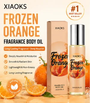 Women's Orange-Scented Roll-On Perfume, Elegant Citrus Fragrance, Light and Natural Scent, Unique and Refreshing, Increases Attraction from the Opposite Sex. Selected Perfume Ingredients, Alcohol-Free, Mild and Non-Irritating.