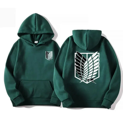 Attack on Titan Hooded Sweatshirts Sweaters Shingeki No Kyojin Clothing Sweaters Boys' Jackets for Boys and Girls