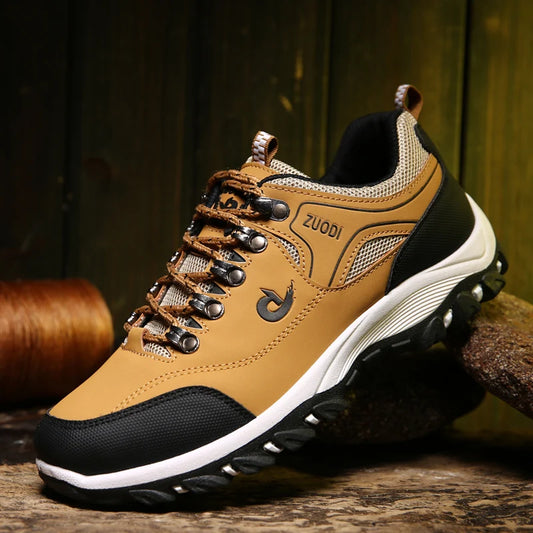 High-Quality Sports Shoes Men's Casual Shoes, Waterproof And Lightweight, Suitable For Outdoor Hiking, Mountaineering, City Work