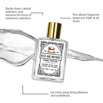 Roxelis Men;s perfume 50ml _ Rich & Whiskky Fragrance