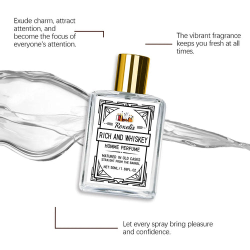 Roxelis Men;s perfume 50ml _ Rich & Whiskky Fragrance