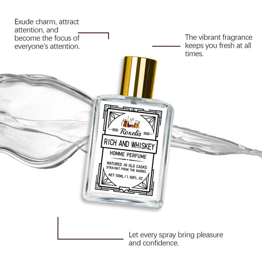 Roxelis Men;s perfume 50ml _ Rich & Whiskky Fragrance