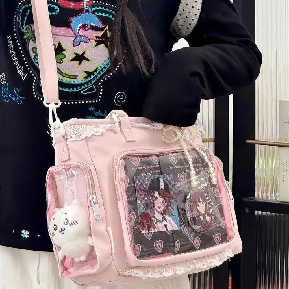 Ballet Girl Large Appetite Itabag Japanese Two-Dimension Single Shoulder Crossbody Bag Gift For Friends Women'S Handbag